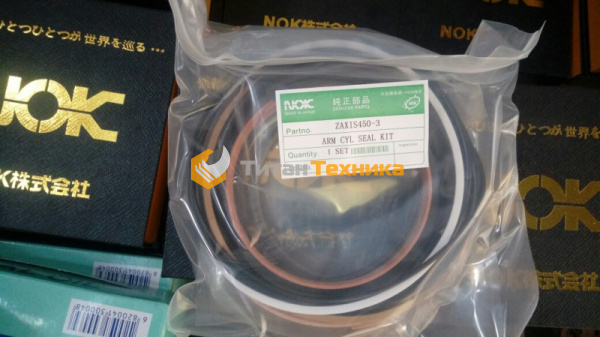 Ремкомплект гидроцилиндра рукояти NOK ZX450-3
